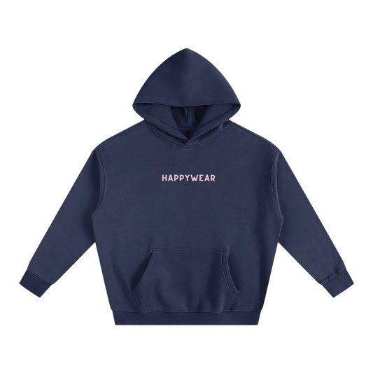 Happy Go Lucky Oversize Fleeced Hoodie