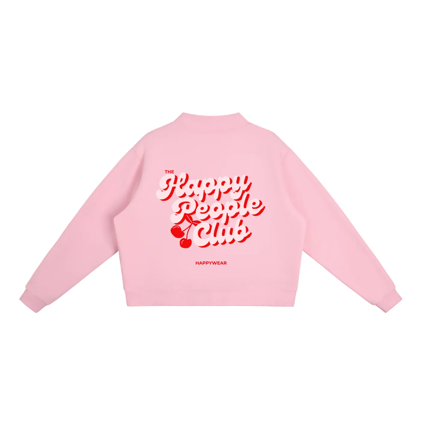 The Happy People Club Fleece Mock-Neck Sweatshirt