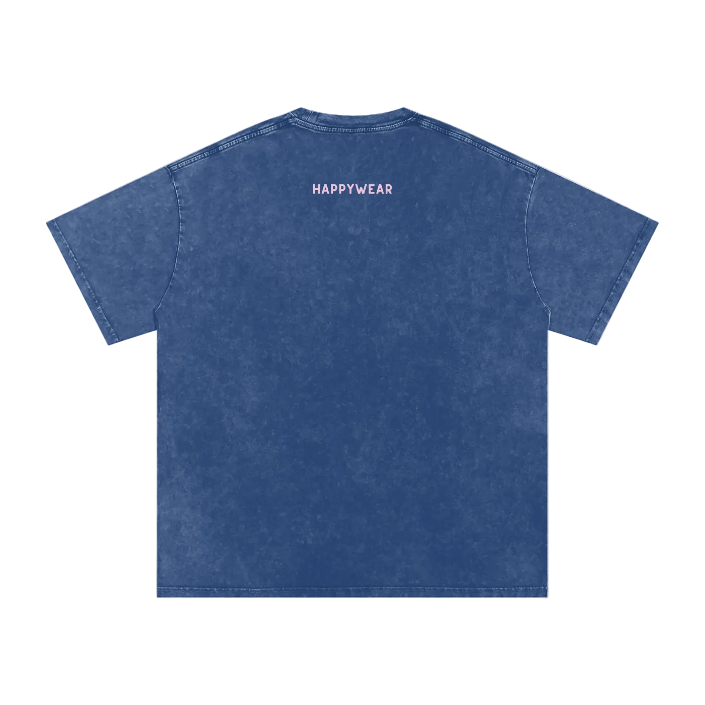 Happy Go Lucky Washed Oversized Cotton T-Shirt