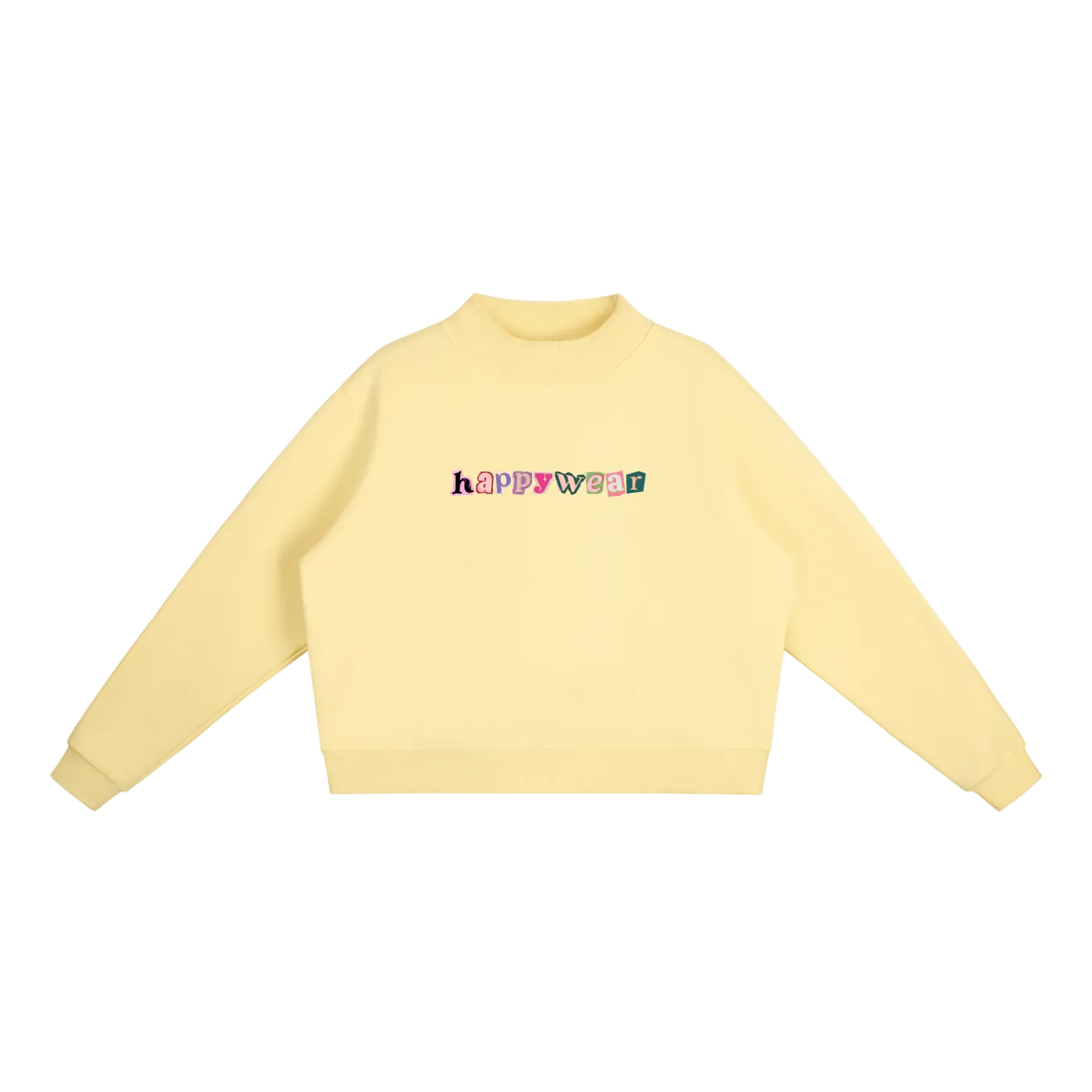 Good Day to be Happy Mock-Neck Sweatshirt