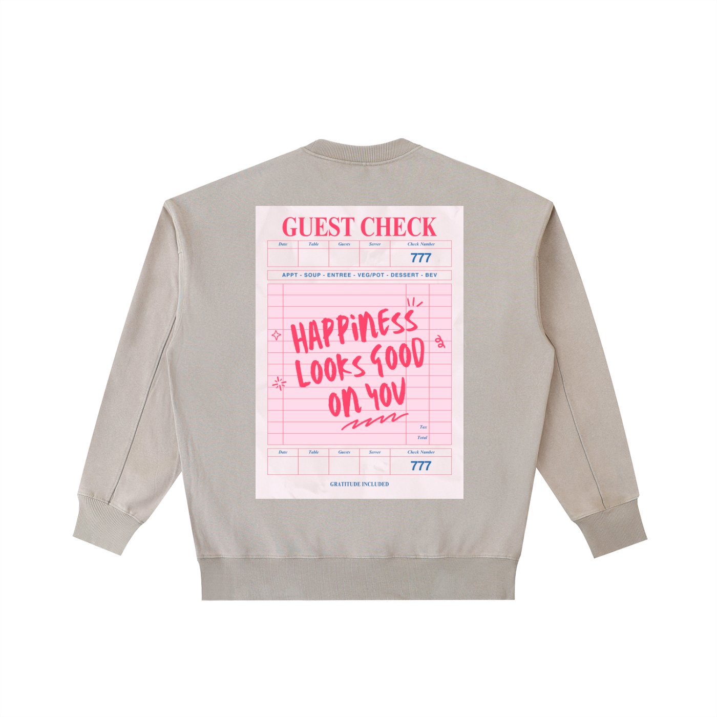 Happiness Looks Good on You Heavyweight Crewneck