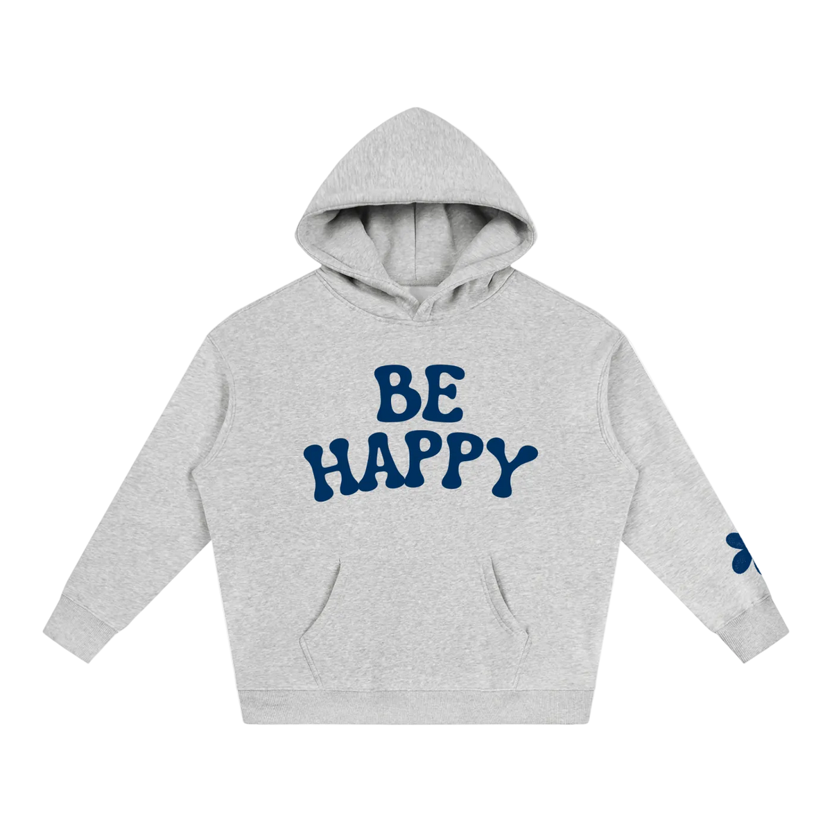 Be Happy Oversized Fleeced Hoodie