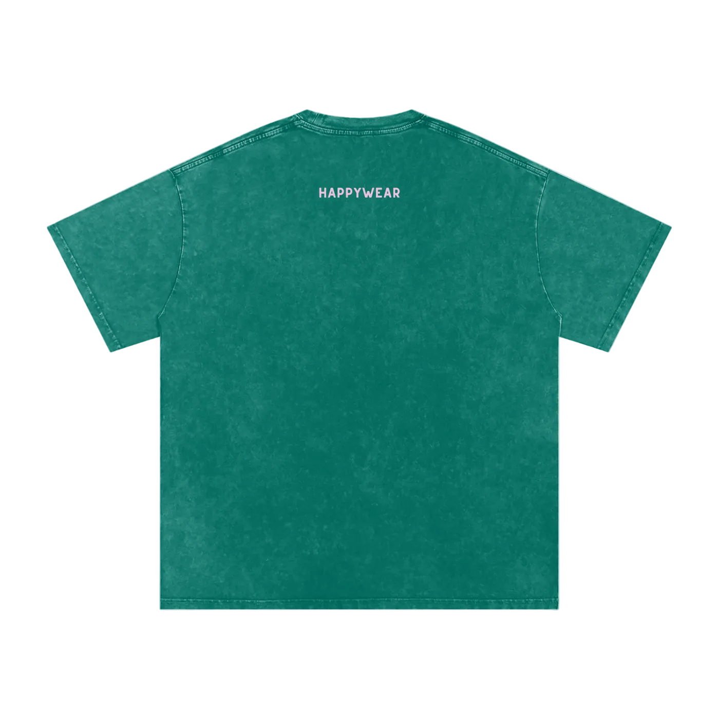 Happy Go Lucky Washed Oversized Cotton T-Shirt