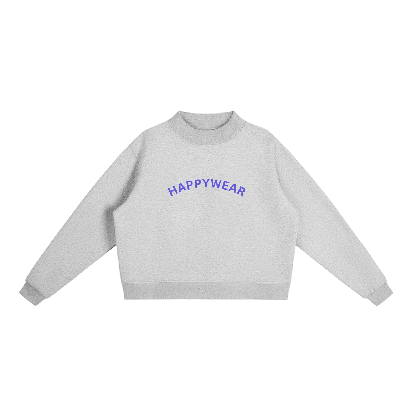 Happiest You Essential Fleece Mock-Neck Sweatshirt