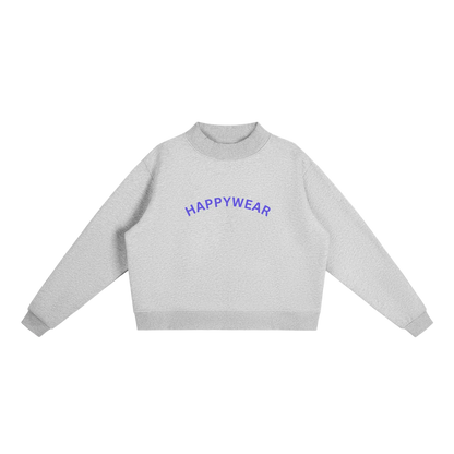 Happiest You Essential Fleece Mock-Neck Sweatshirt