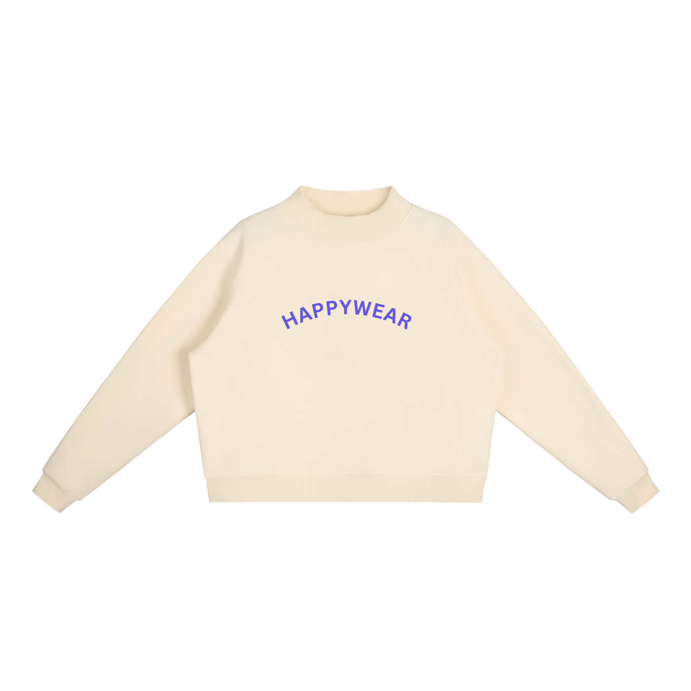 Happiest You Essential Fleece Mock-Neck Sweatshirt