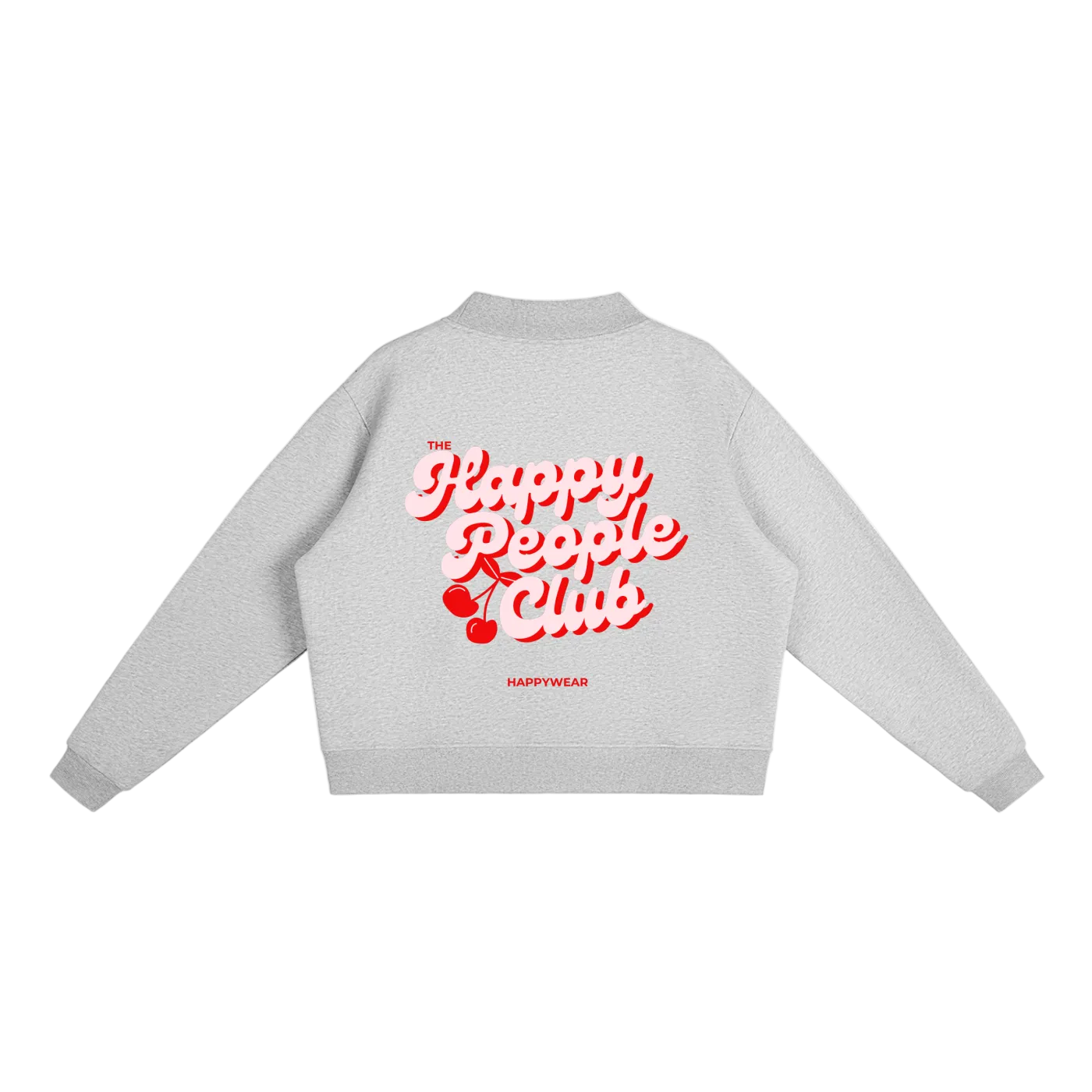 The Happy People Club Fleece Mock-Neck Sweatshirt