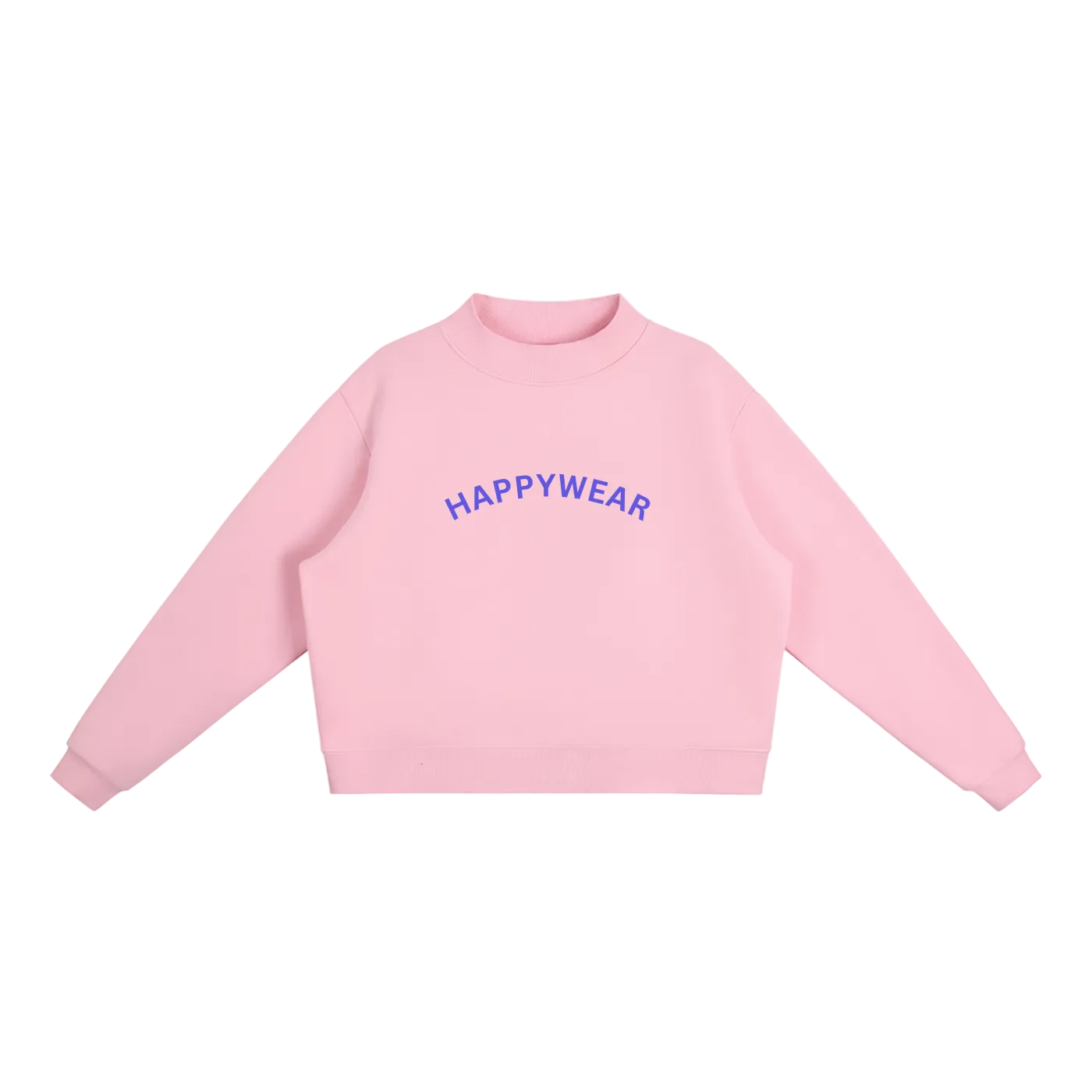 Happiest You Essential Fleece Mock-Neck Sweatshirt