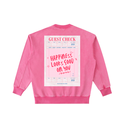 Happiness Looks Good on You Heavyweight Crewneck