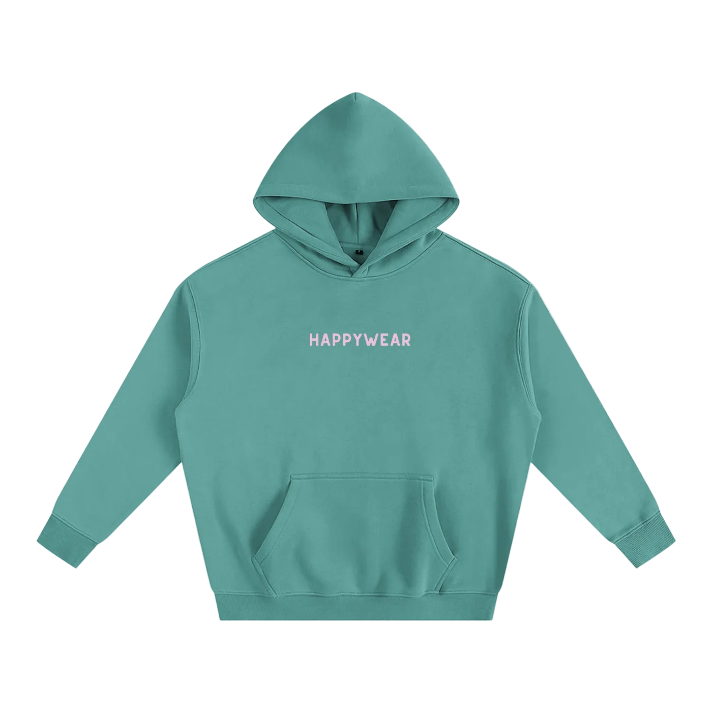 Happy Go Lucky Oversize Fleeced Hoodie