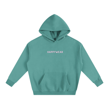 Happy Go Lucky Oversize Fleeced Hoodie