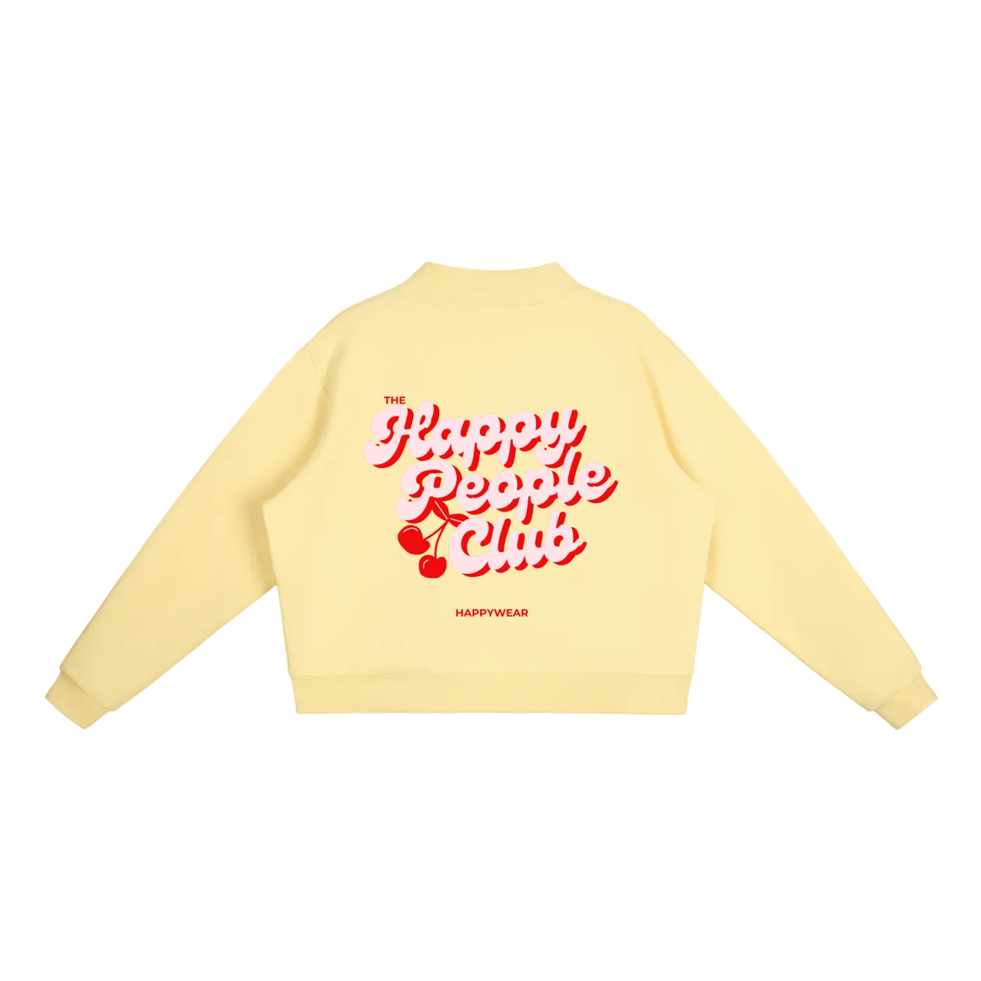 The Happy People Club Fleece Mock-Neck Sweatshirt