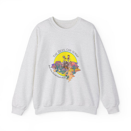 The Lord Has Won Crewneck Sweatshirt