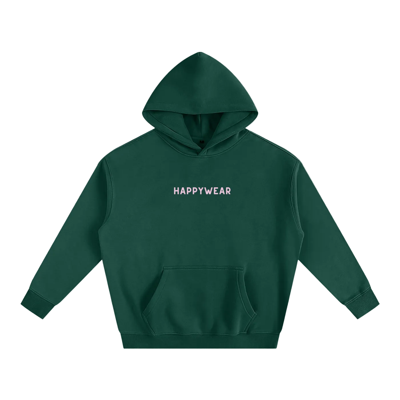Happy Go Lucky Oversize Fleeced Hoodie