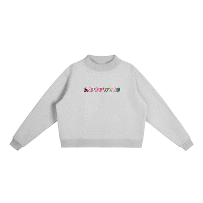 Good Day to be Happy Mock-Neck Sweatshirt