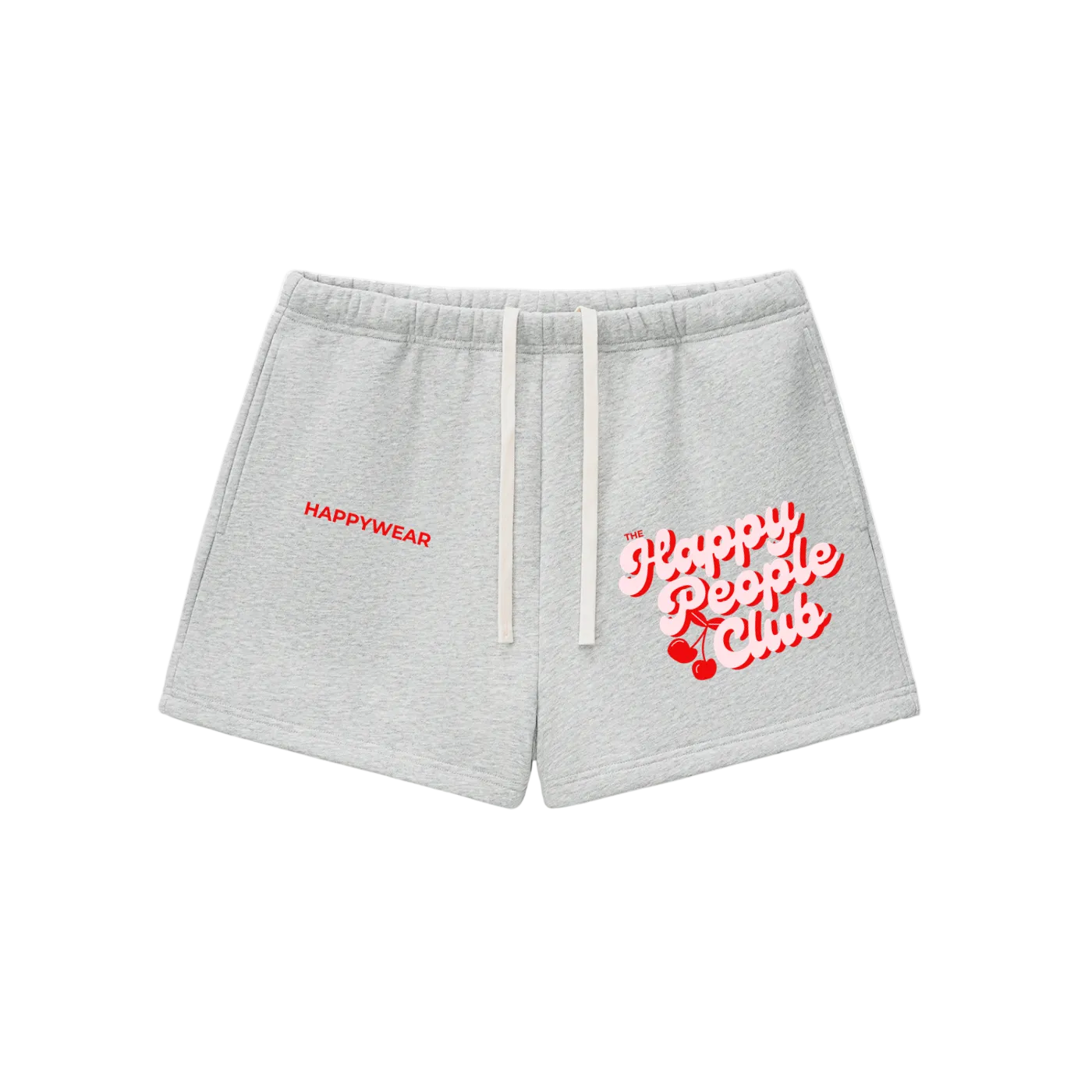 Happy People Club Drawstring Sweatshorts