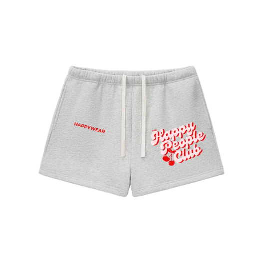 Happy People Club Drawstring Sweatshorts