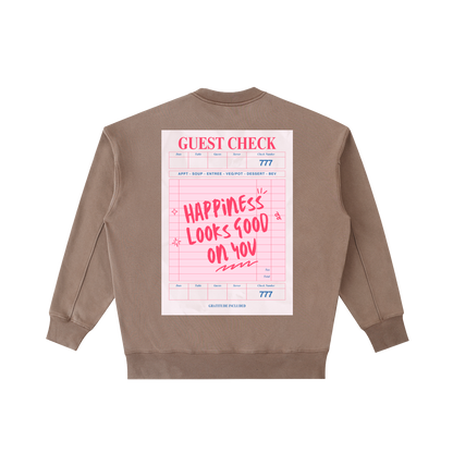 Happiness Looks Good on You Heavyweight Crewneck