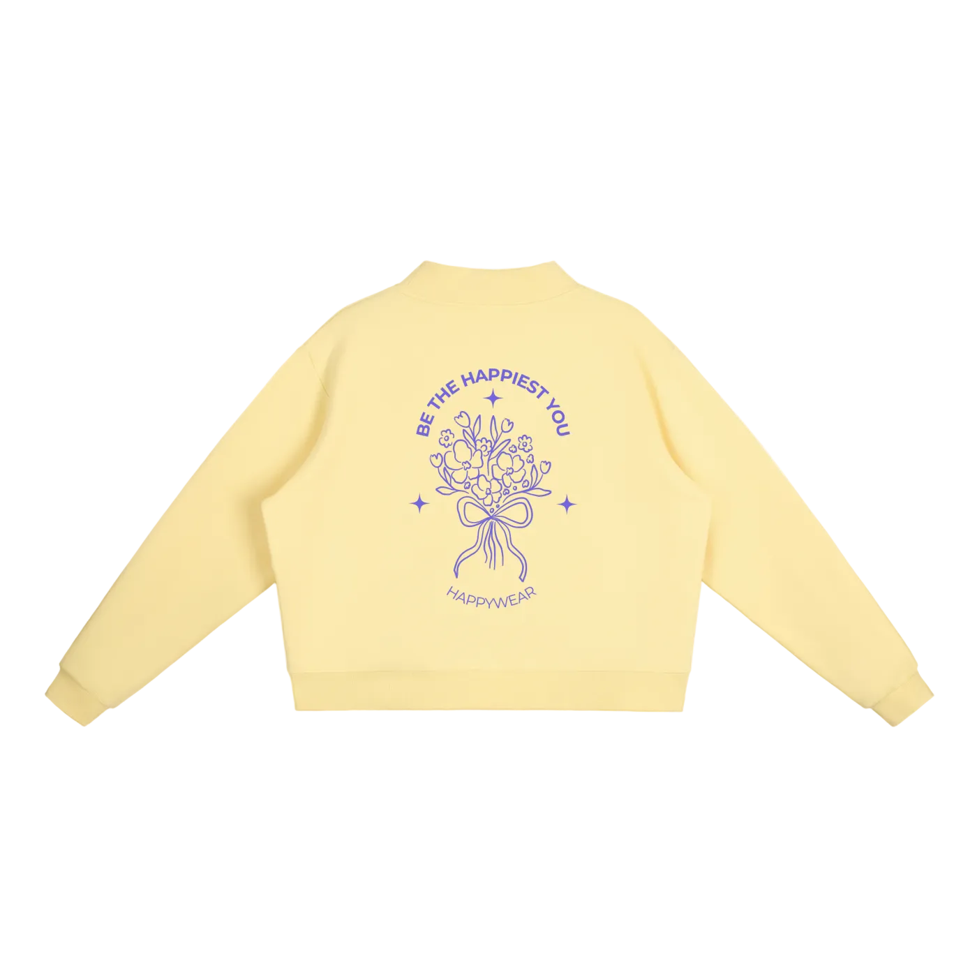 Happiest You Essential Fleece Mock-Neck Sweatshirt