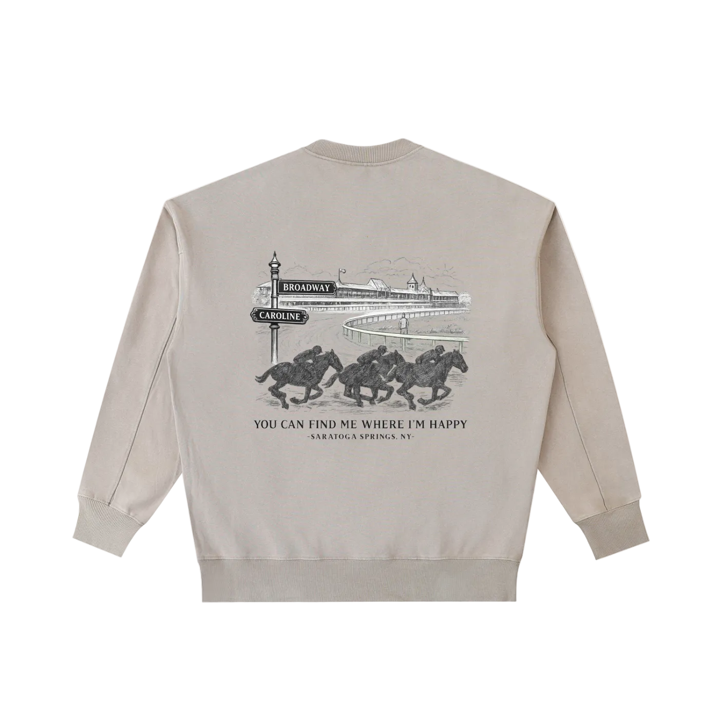 Happy Saratoga Crewneck