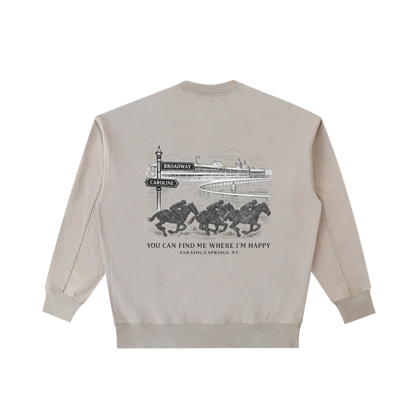 Happy Saratoga Crewneck